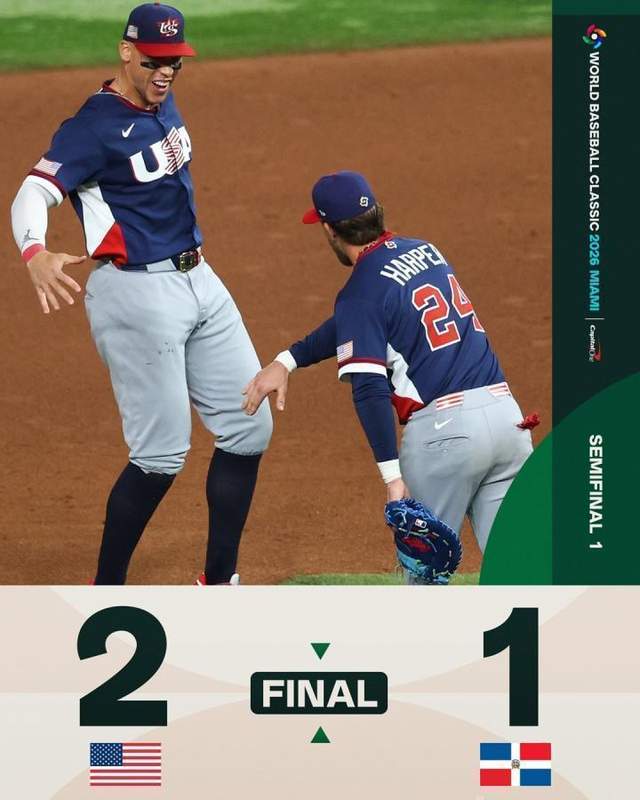  美国队惊险晋级WBC决赛；九局争议判罚引发热议。 体育新闻
