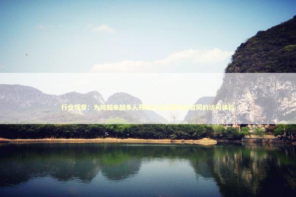 行业观察：为何越来越多人开始关注正规安全官网的访问体验 IT技术